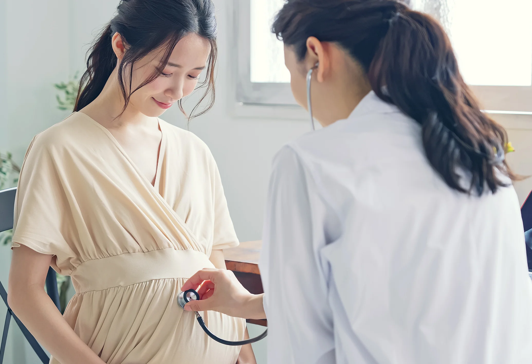 妊婦健診の様子